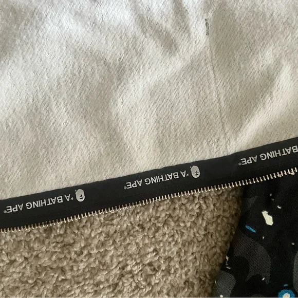 Bape Black Shark Camo Zip WGM Hoodie
